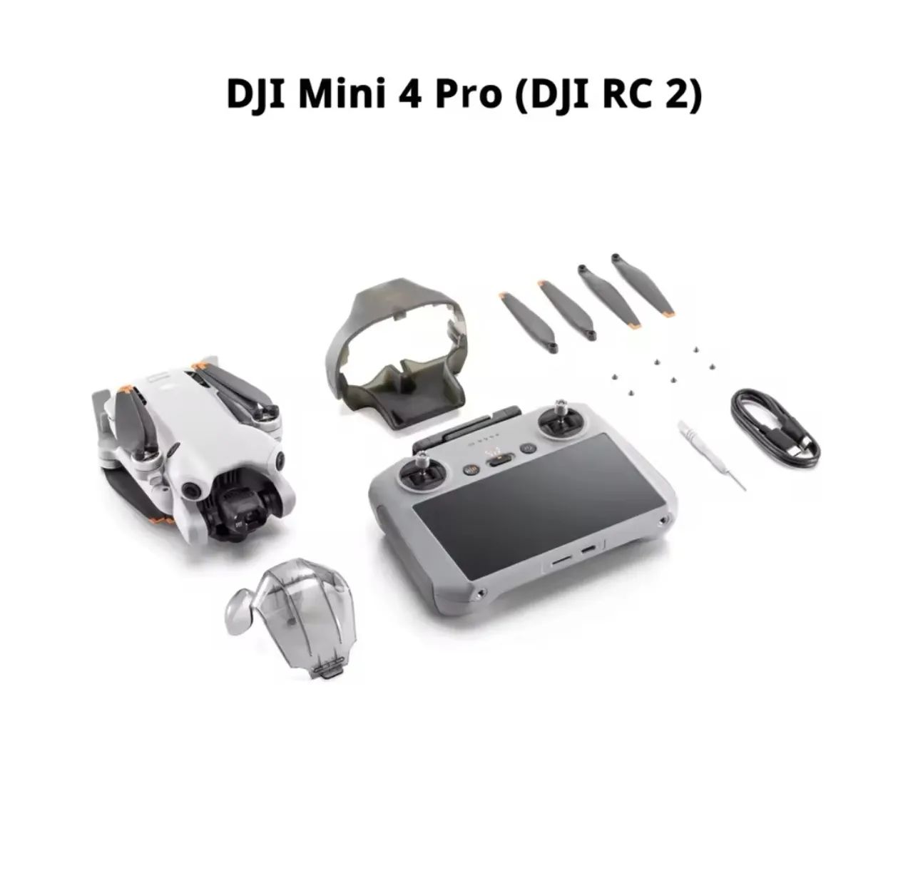 Drone DJI Mini 4 Pro (DJI RC 2) Novo, Lacrado