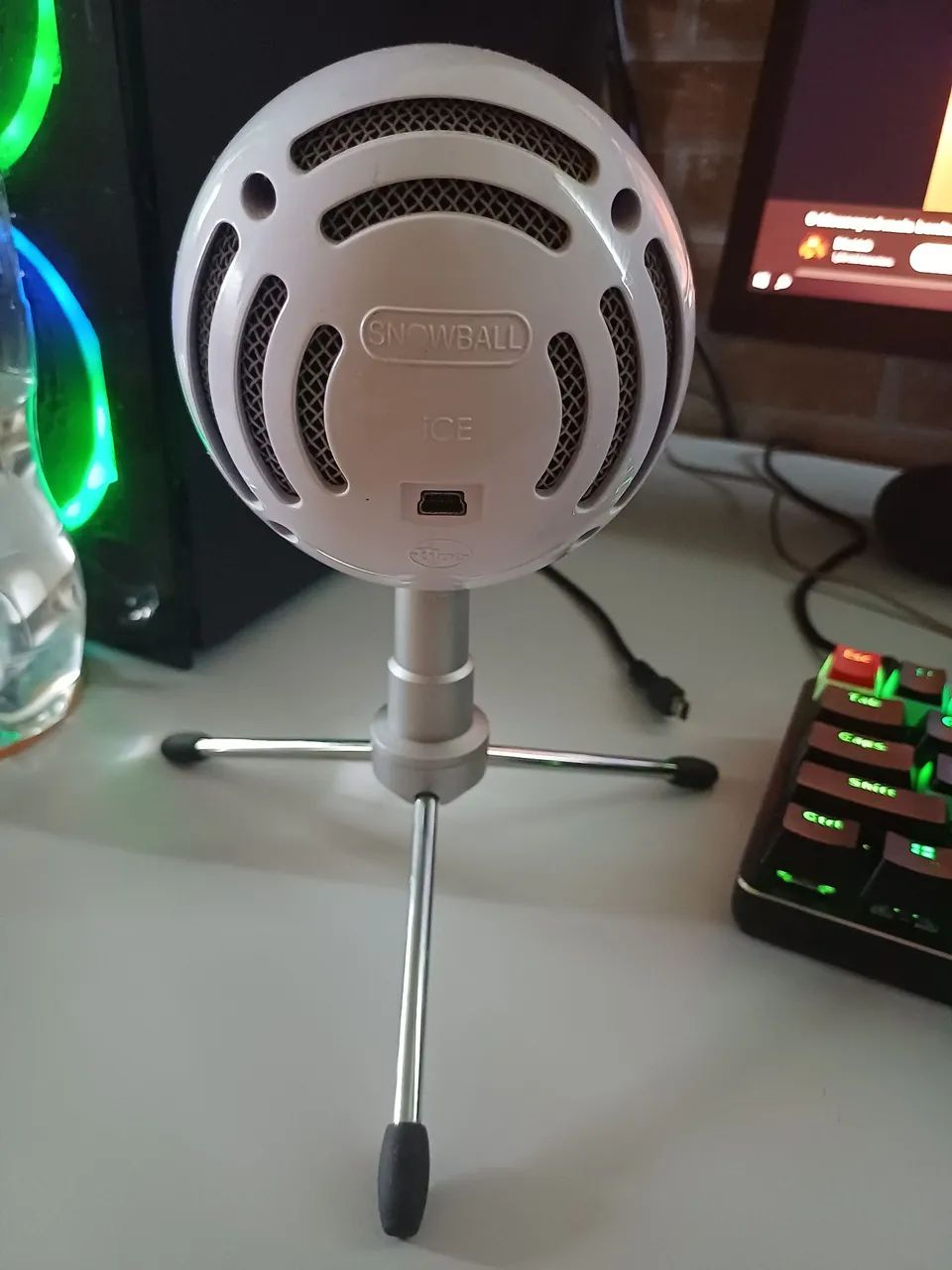 Microfone profissional blue snowball ice - Foto 4