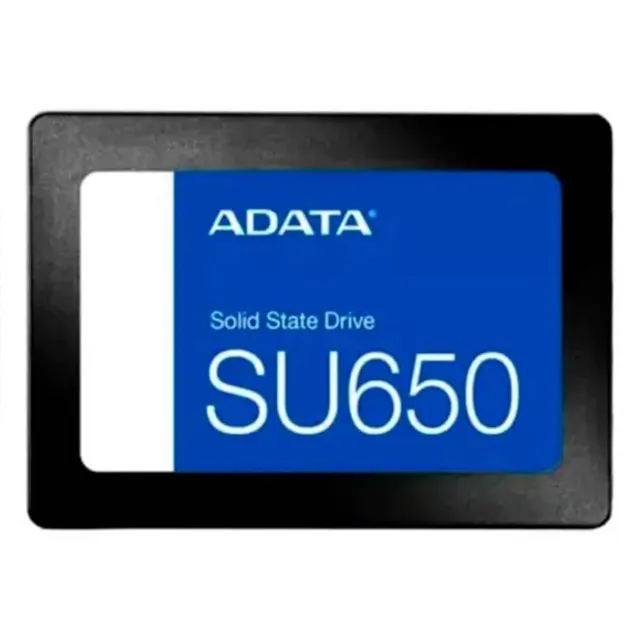 SSD Adata SU650, 240GB, SATA, Leitura 520MB/s, Gravação 450MB/s