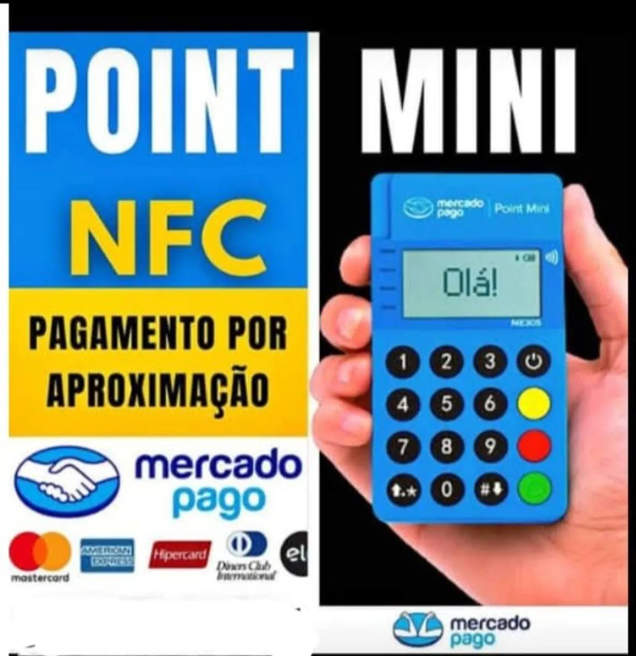 Maquina de cartão mercado pago sem Mensalidade novas entregamos  - Foto 3