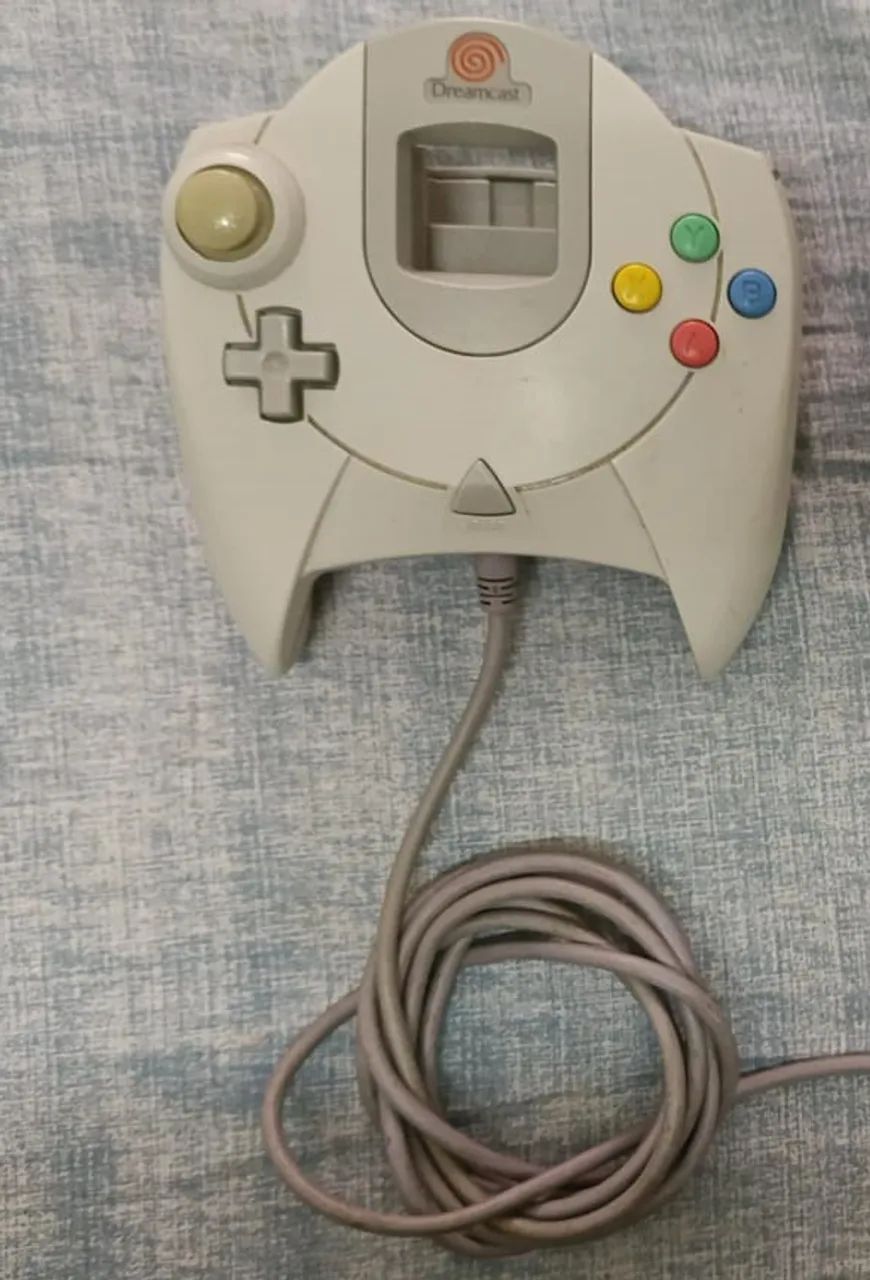 Controle Dreamcast Original (Modelo Logo Vermelho)