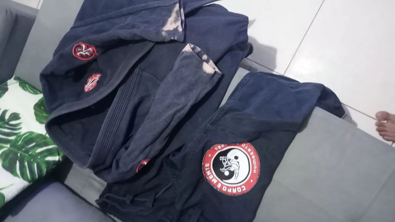 Kimono de Jiu-Jitsu Preto - Keiko Raça A1 - Foto 3