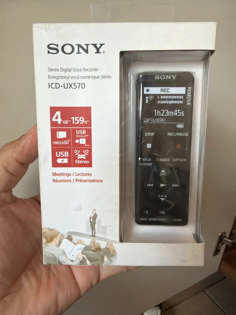 GRAVADOR SONY ICD-UX570