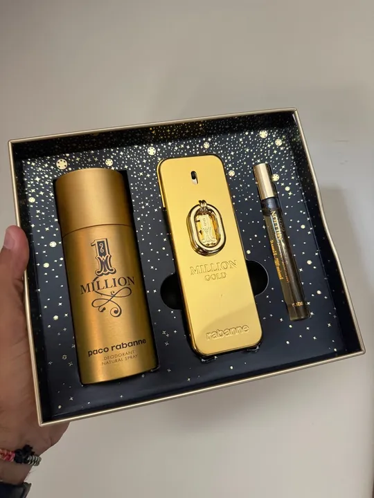 Kit Paco Rabanne 1 Million Gold lançamento original 100ml