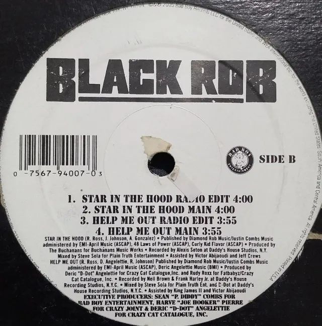 Disco de Vinil LP Black Rob (IMPORTADO) - Foto 2