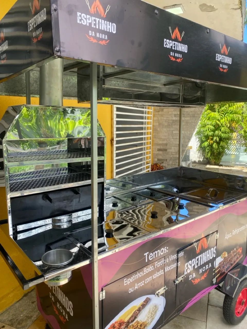 Carrinho de churrasco! Lacerda inox!