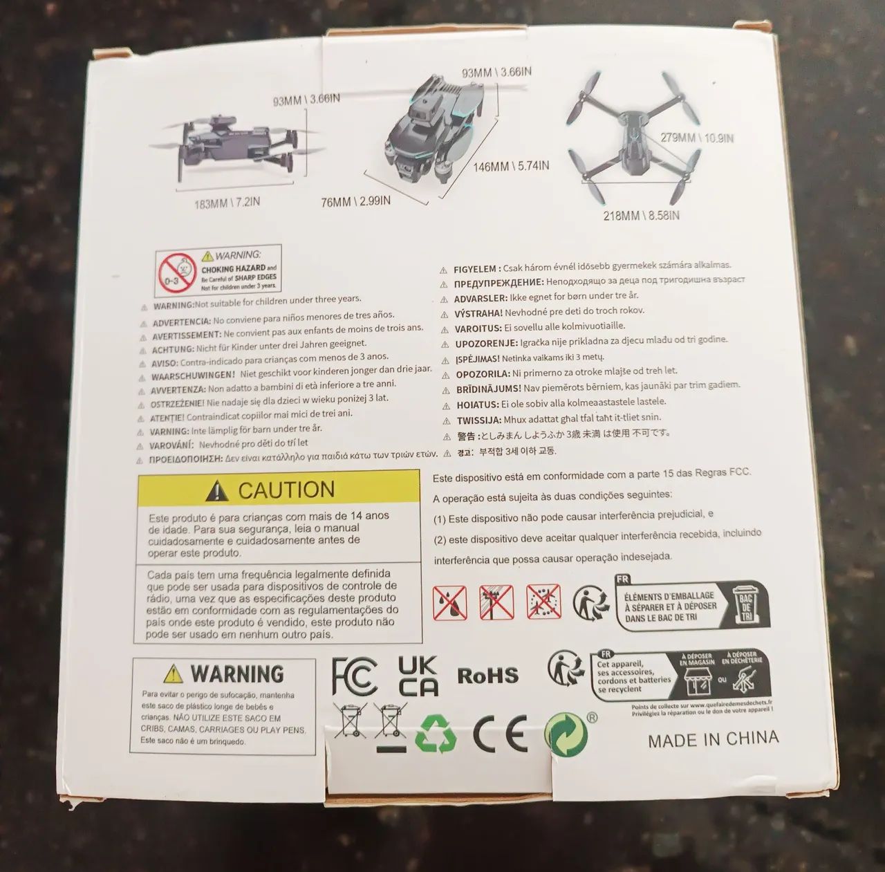 Drone XT-606 novo na caixa estudo troca  - Foto 5