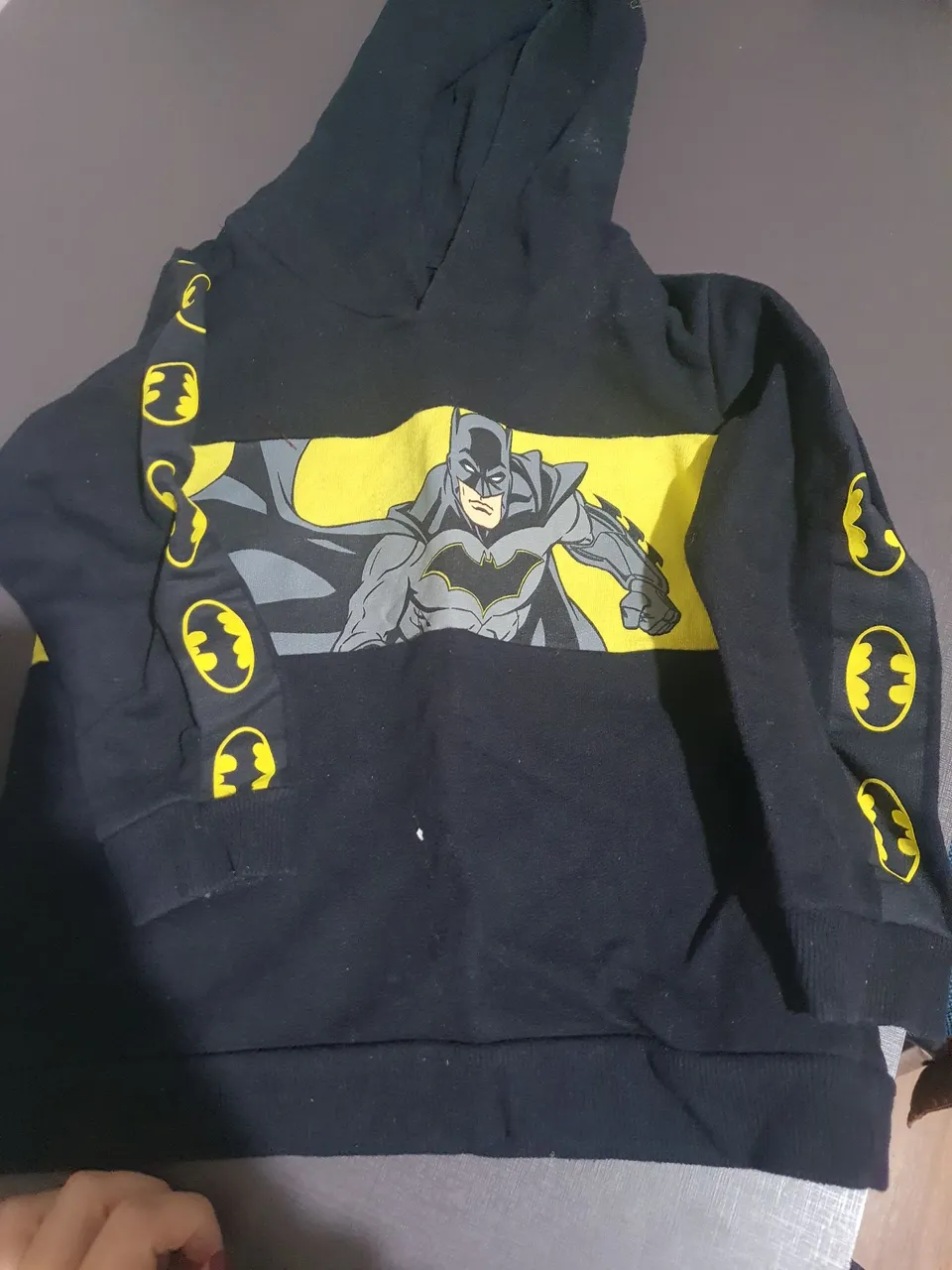 Blusa de Moletom Infantil Batman - Tamanho 4 anos
