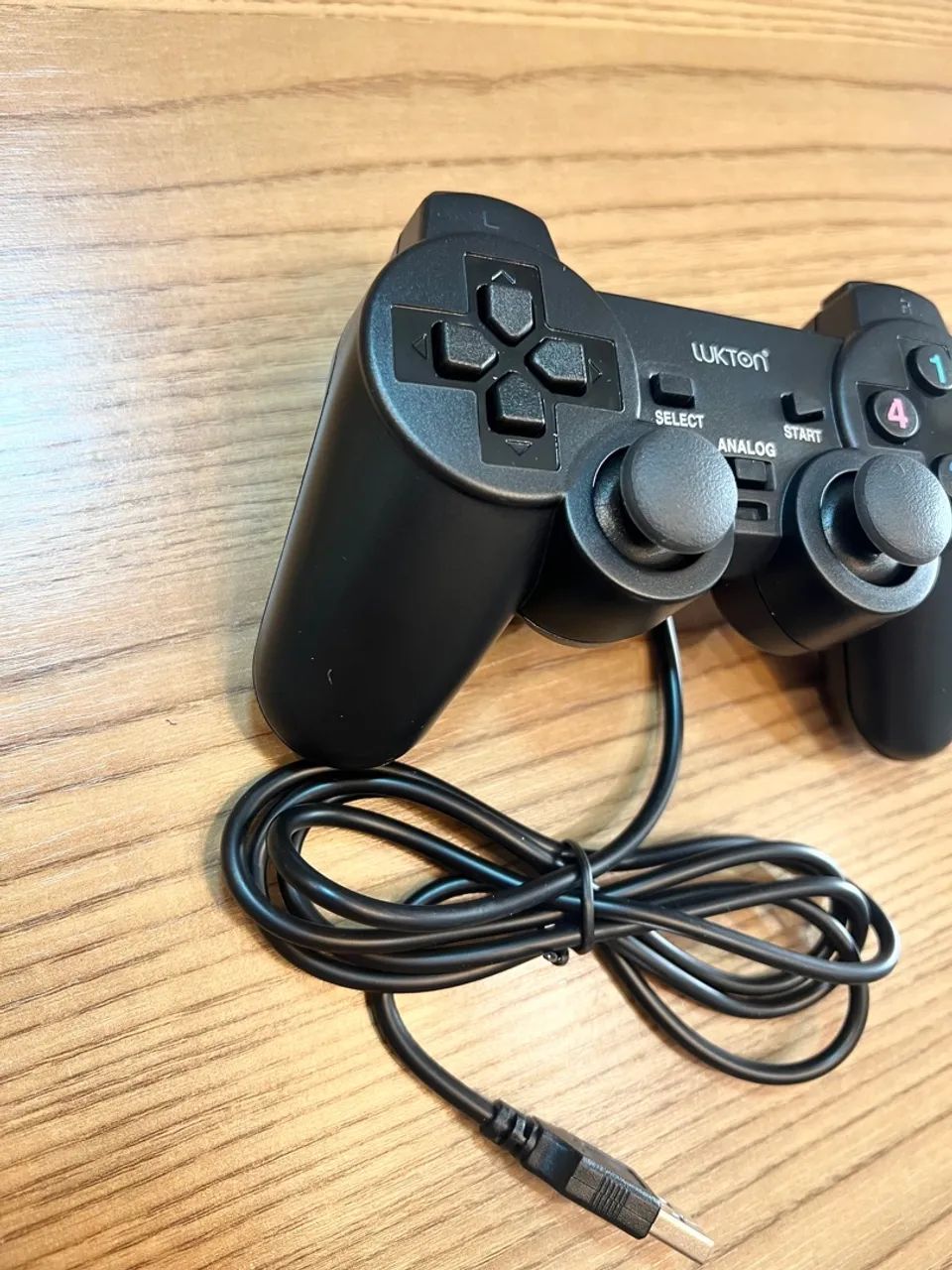 Controle USB Double Shock 2 Lukton para PC - Foto 2