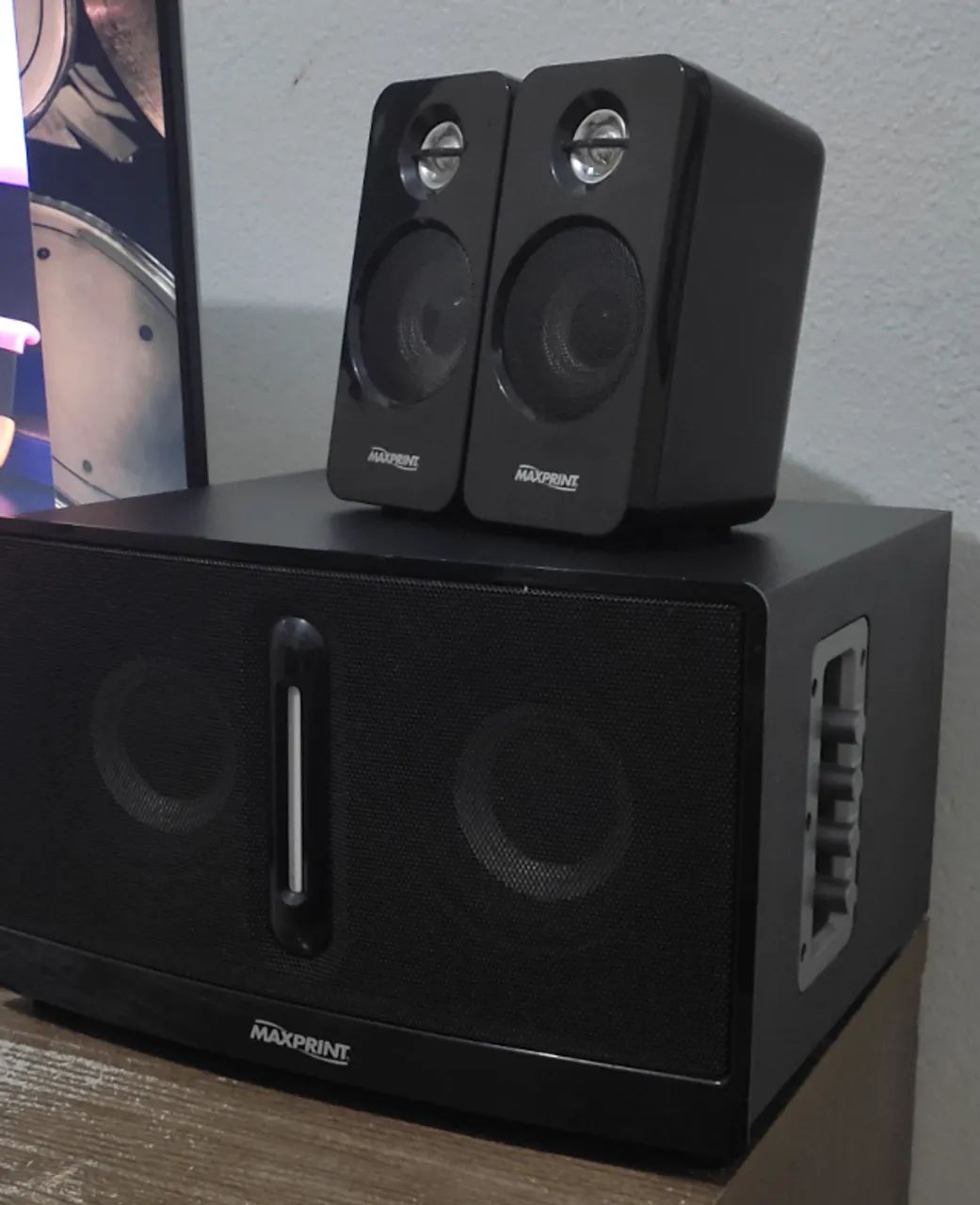 KIT DE SOM MAXPRINT COM SUBWOOFER 50W (Para PC?s, Notebook?s)