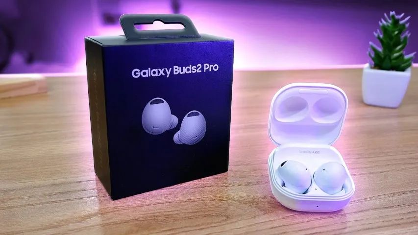 fone Bluetooth 5.3 Samsung Galaxy Buds2pro ª1linha,áudio360,anti ruído c excelentes graves - Foto 5