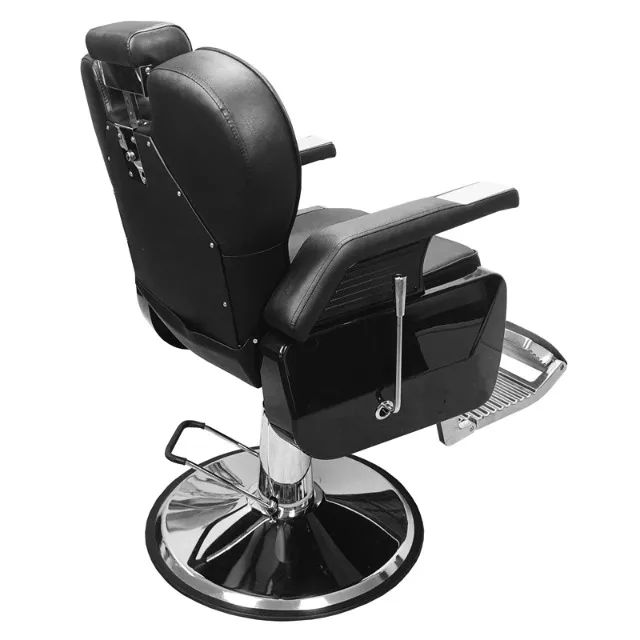 Poltrona de Barbearia Colorado Com Suporte Base Hidráulica Cromada - Foto 5