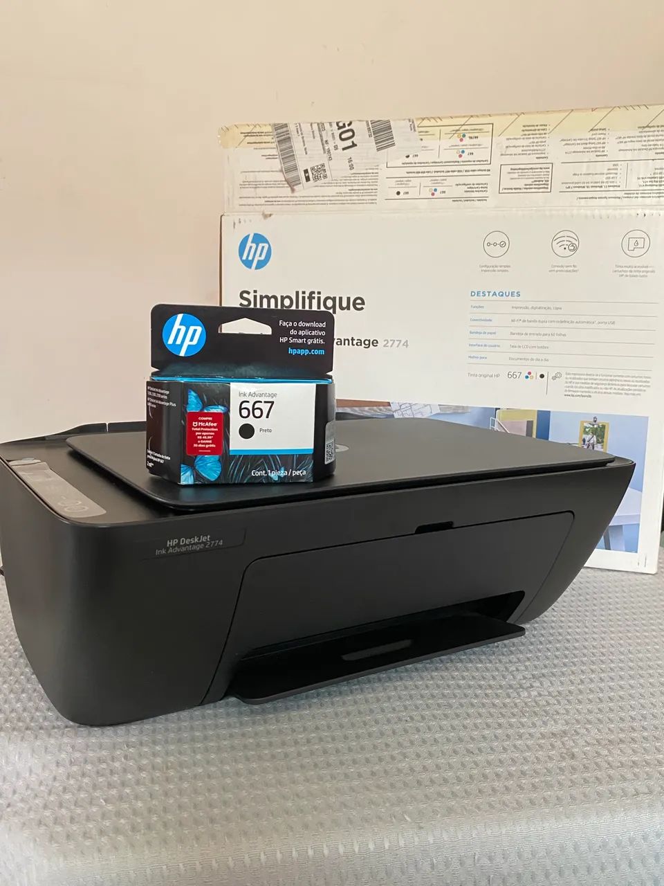 IMPRESSORA HP DESKJET ADVANTAGE 2774