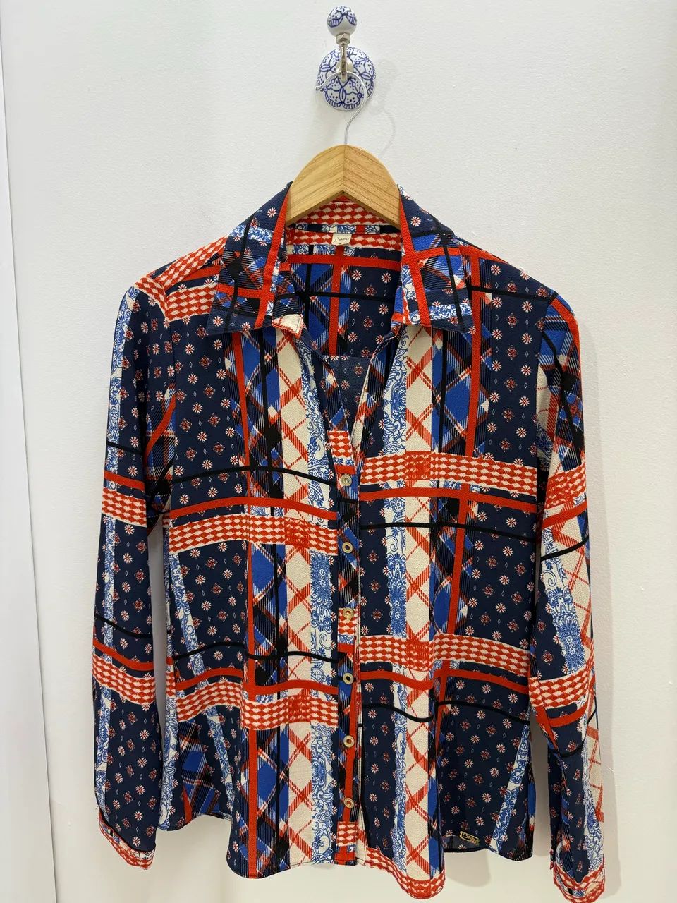 Camisa feminina estampada