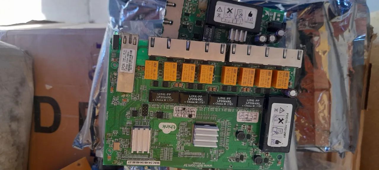 Pac Switch   Placa-kit Com 27 lote novos