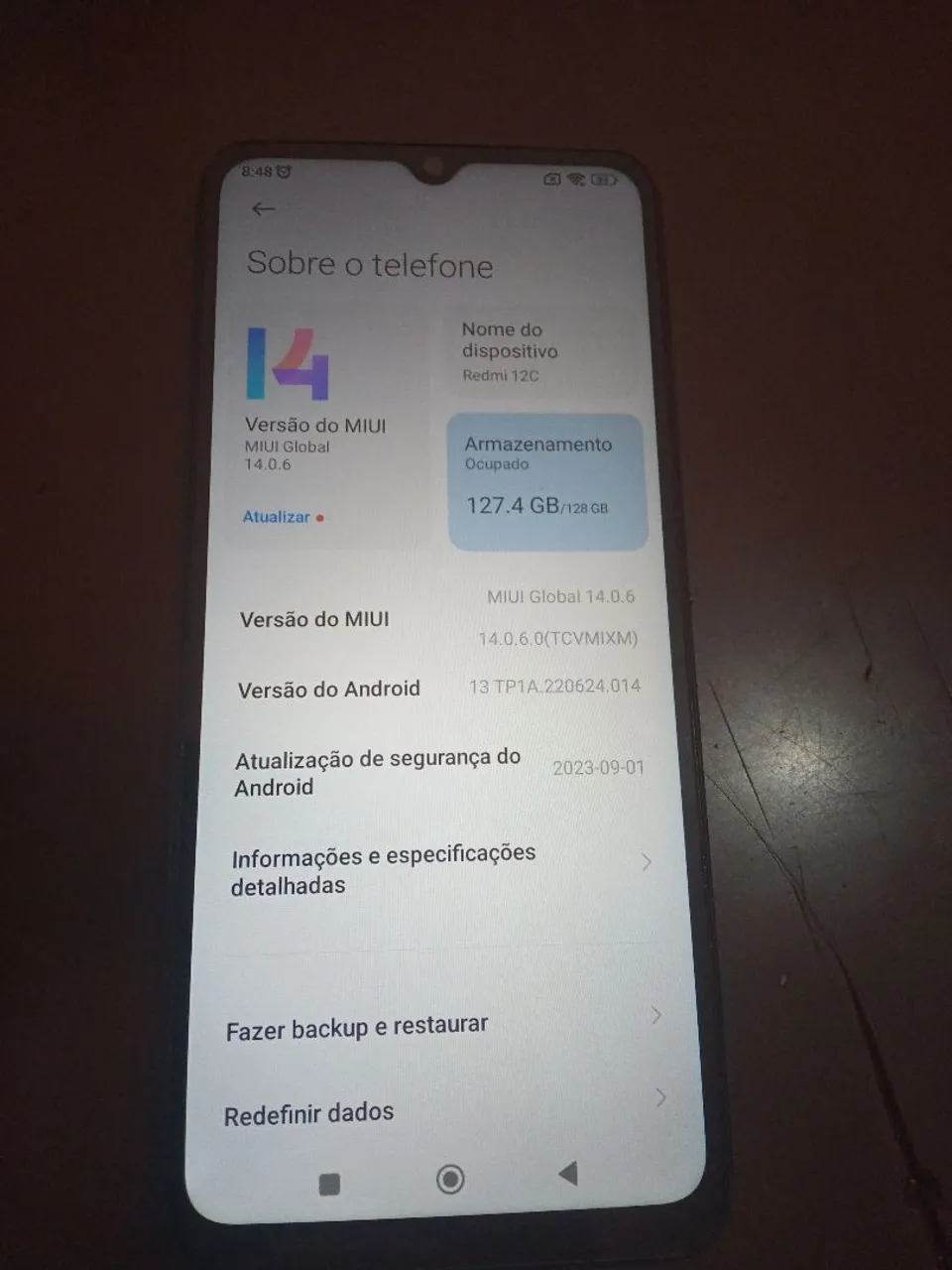 Telefone sem detalhes