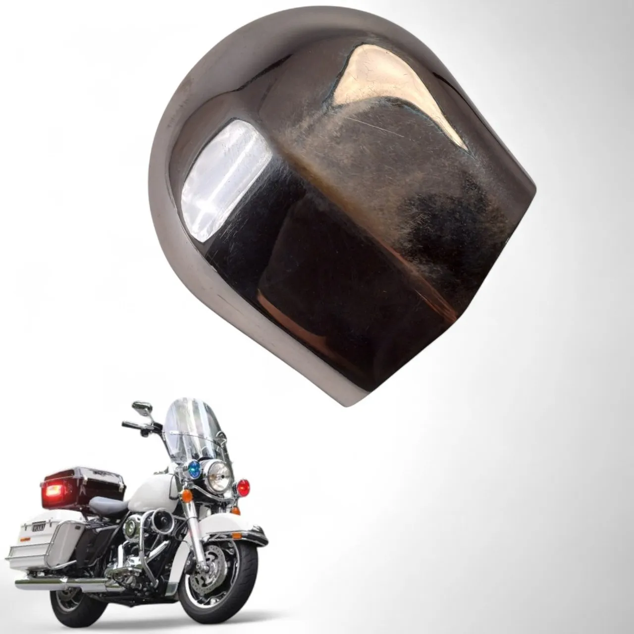 Acabamento Buzina Harley Road King Police 07 2008 2009 2010