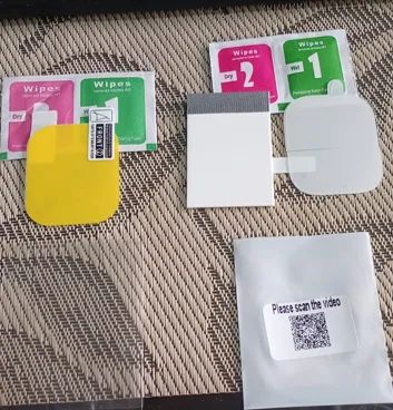 02 Películas Premium Nano Gel + Espátula de Aplicação para Smartwatch 47mm - Foto 2