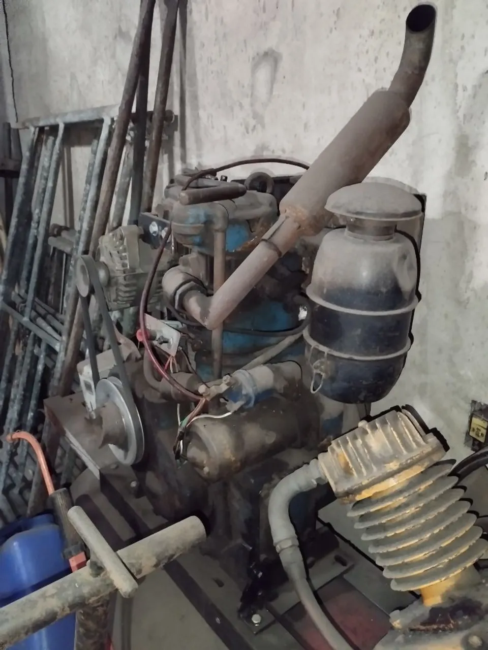 Motor a diesel de trator