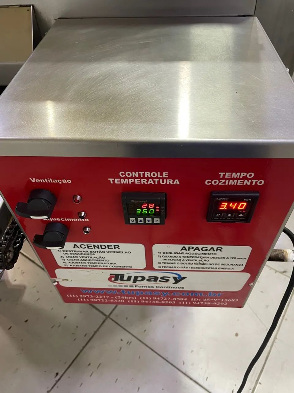 Forno de Pizza Industrial Jupasy modelo 55/1 - Foto 4