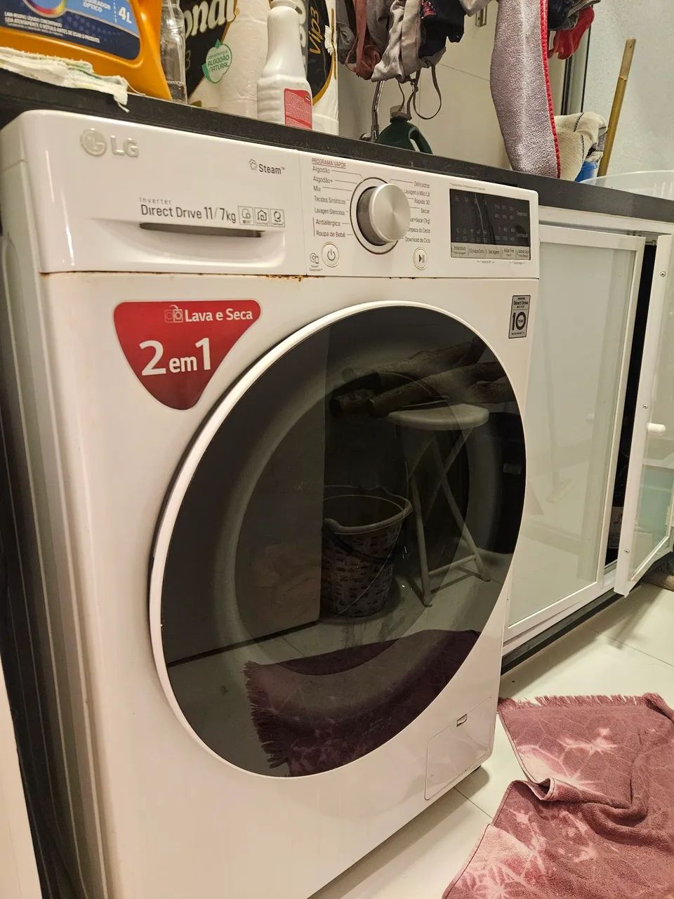 Lavadora e Secadora LG Direct Drive 11/7kg 2 em 1