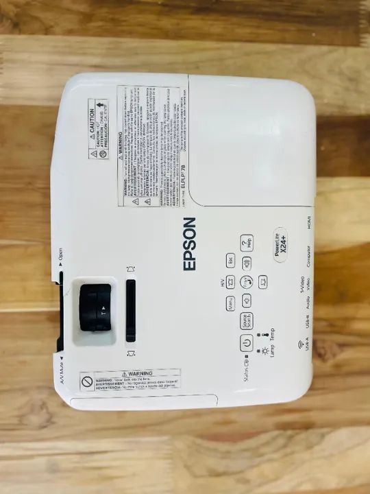 Projetor Epson PowerLite X24+ 3500lm WIFI+USB-A, USB-B, RCA, VGA, HDMI, S-Video - Foto 2
