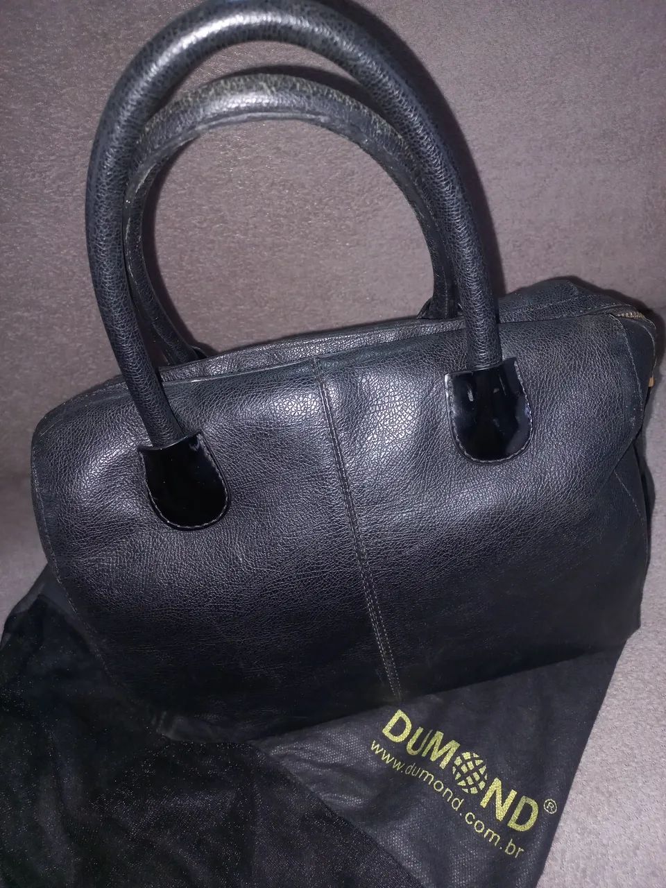 Bolsa Dumond em couro legítimo  - Foto 4