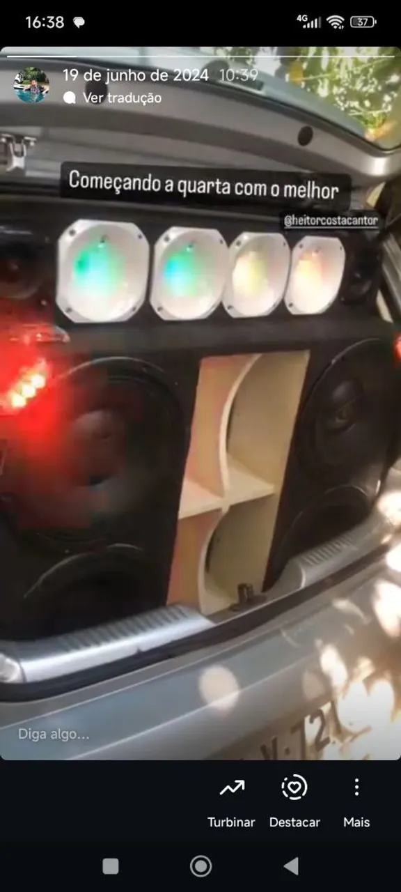 Vendo os quadro auto falantes Eros 600rms todos tocando perfeito