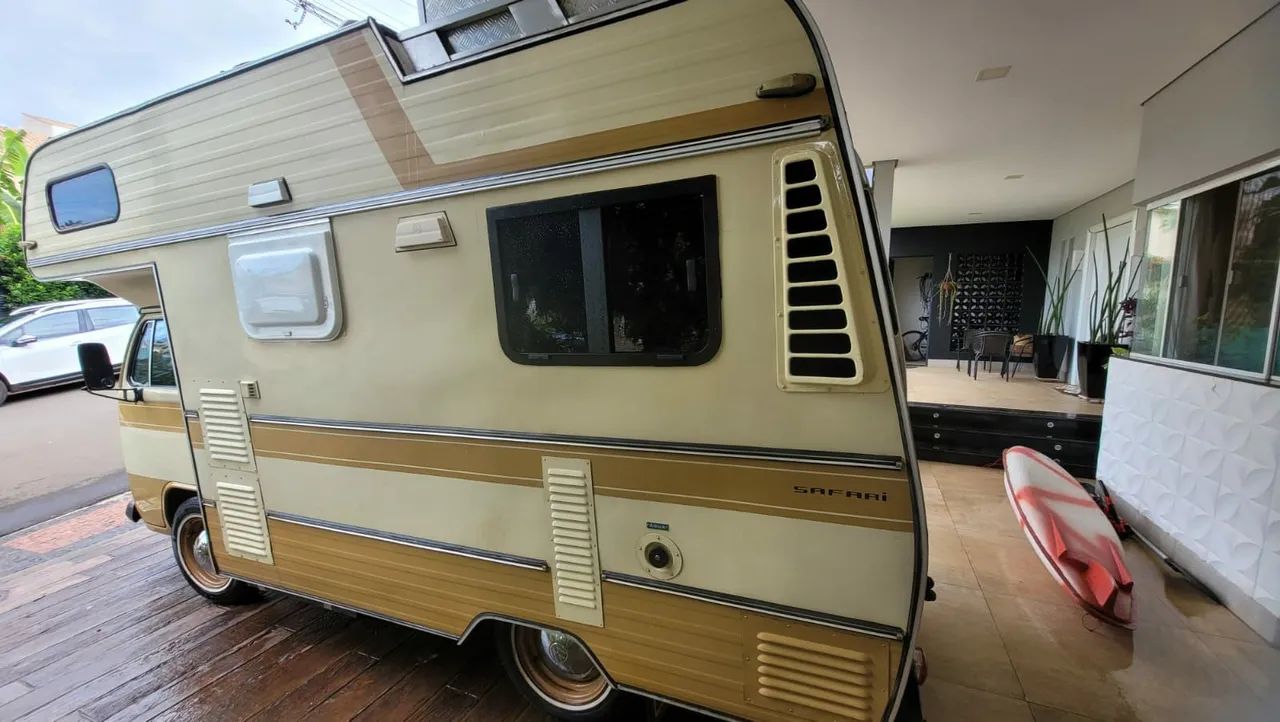 Motorhome Karmann Mobil Safari (Kombi Safari) Perfeita para rodar o mundo - Foto 4