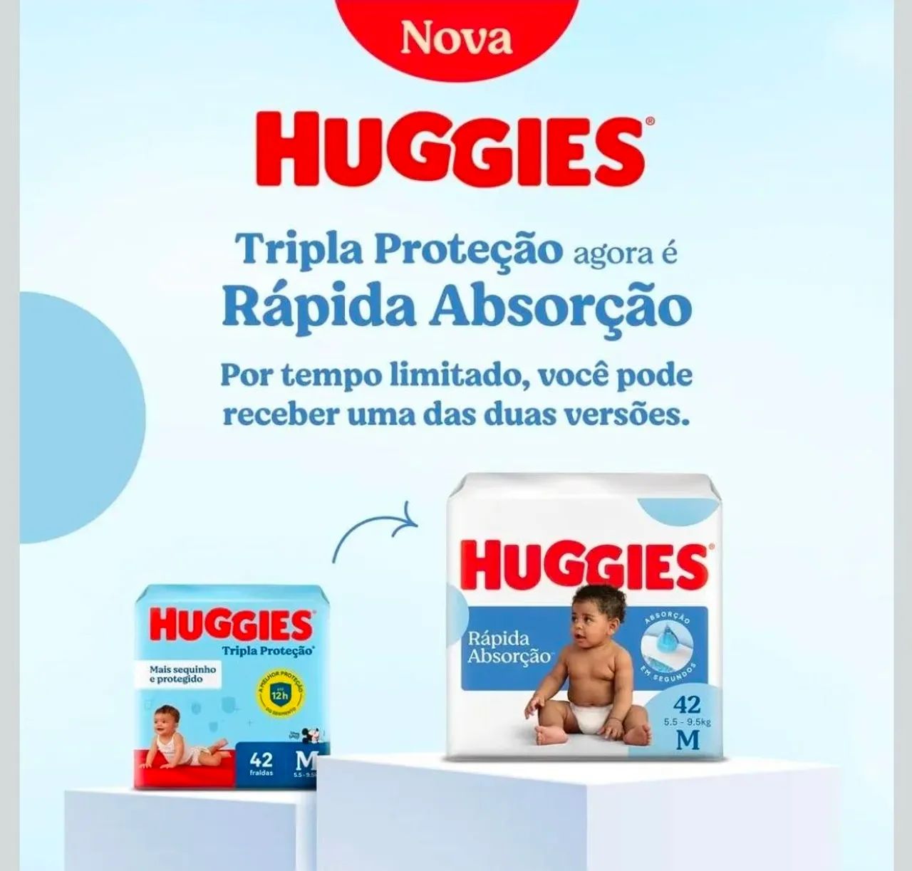 Fralda Huggies Tripla Proteção 32 unidades  - Foto 2