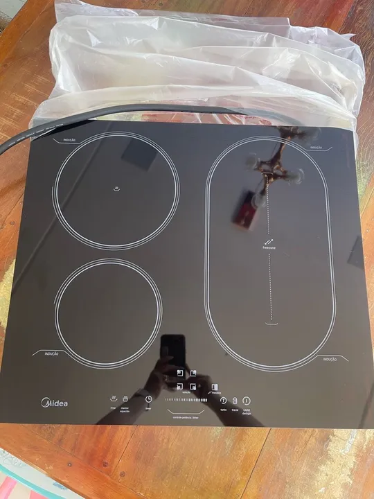 Cooktop Elétrico 4 Bocas - NUNCA USADO