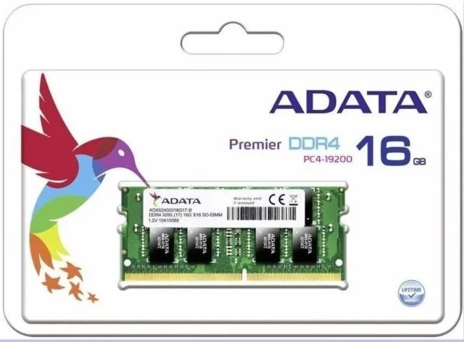 Ultimas UNIDADES! Memoria RAM 16GB ADATA DDR4 3200 SO-DIMM 1.2V