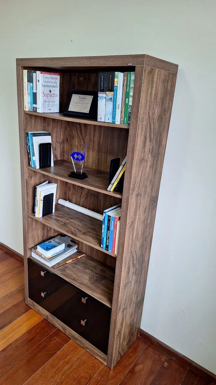 Estante para livros 2 gavetas - Foto 4