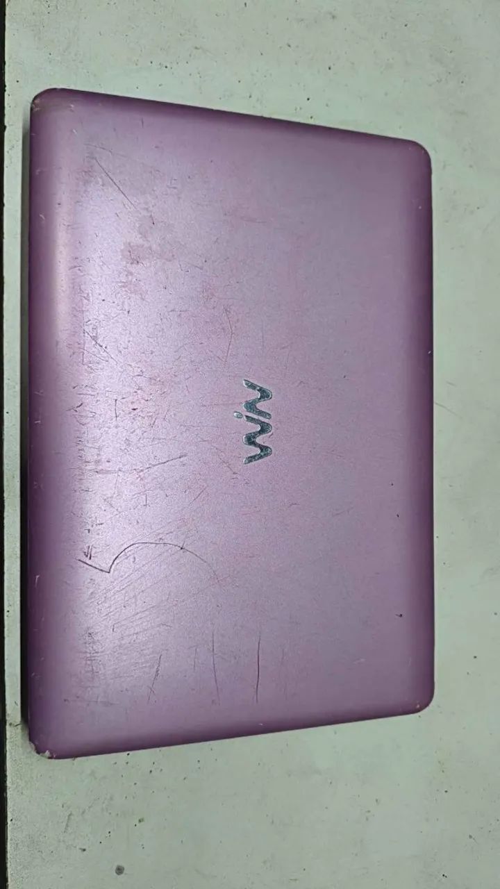 Carcaça Completa Do Netbook Cce Winbook Mr23s Rosa - Foto 3