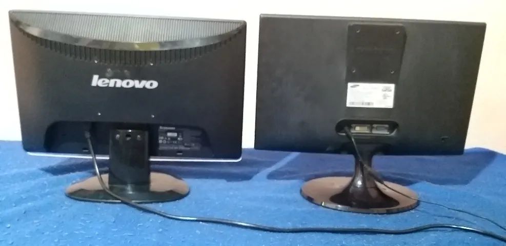02 Monitor / Lenovo 19? VGA/DVI-/ samsung 18´5? VGA/DVI /entradas somente_VGA/DVI - Foto 3