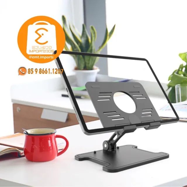 Suporte Universal de Mesa Para Smartphones e Tablet Ajustável OR-SP18