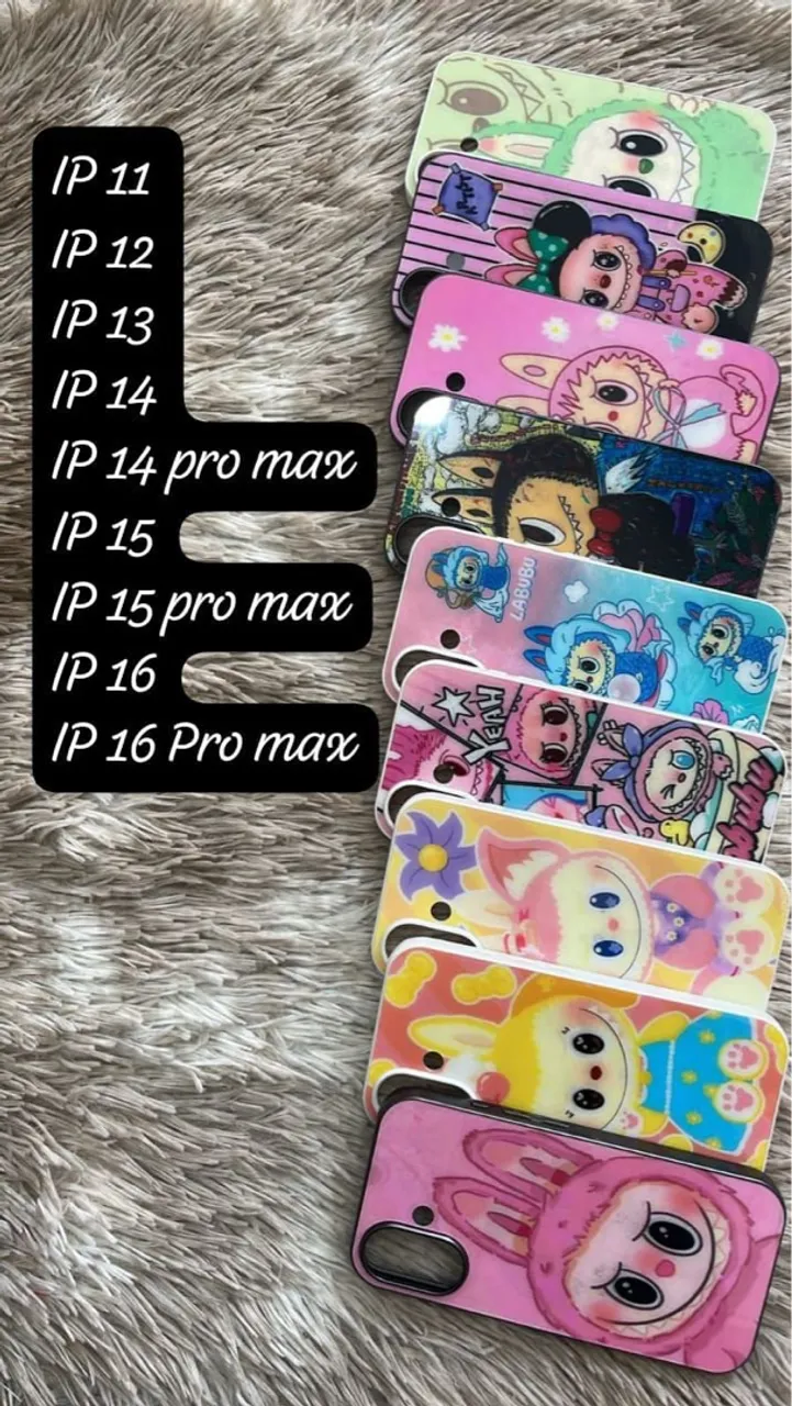 Capas de Celular Labubu - Vários Modelos