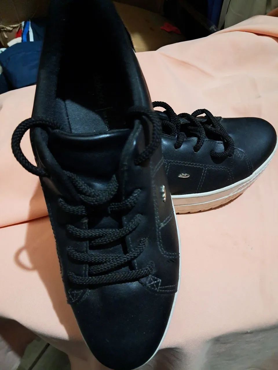 Tênis preto casual - Foto 2
