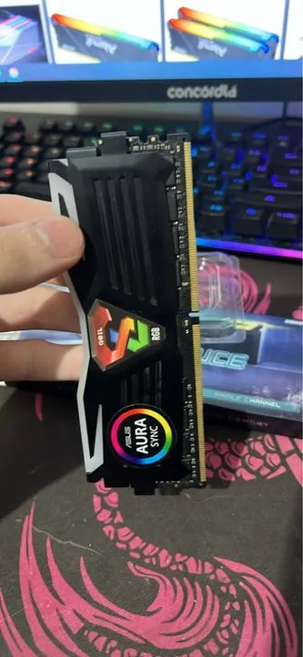 Memória RAM 8GB DDR4 Super Luce RGB - Foto 2