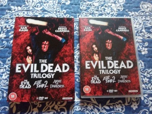 Dvd trilogia evil dead uma noite alucinante morte do demônio