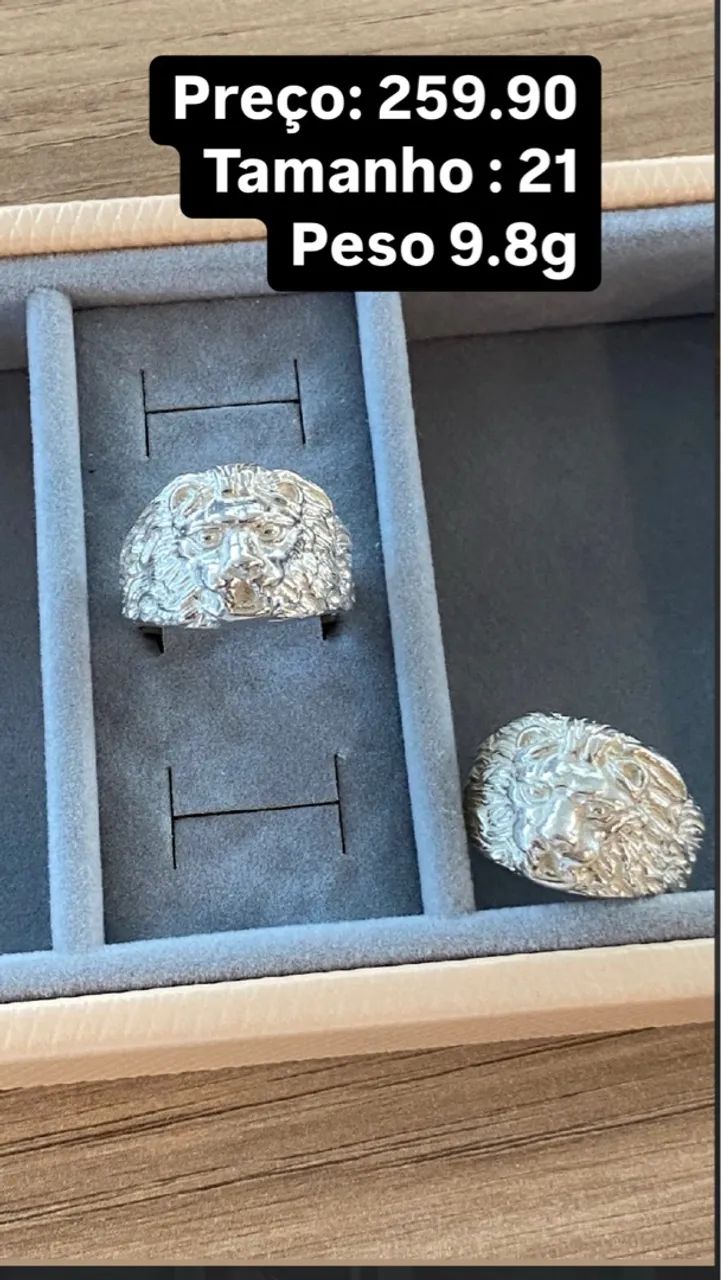 Anel de Leão Prata 925 - Elegância e Poder!