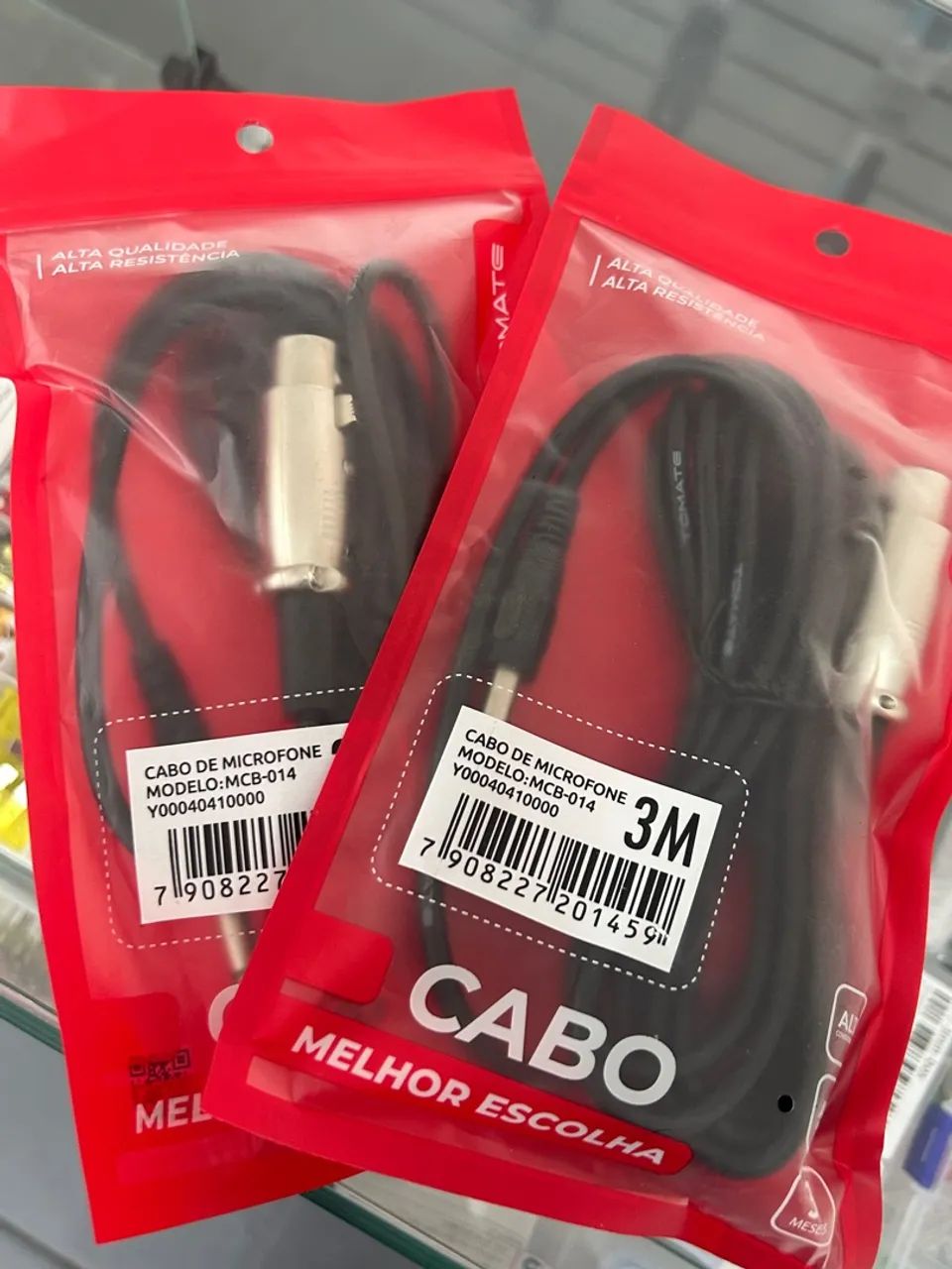 Cabo de Microfone 3M - Alta Qualidade e Resistência