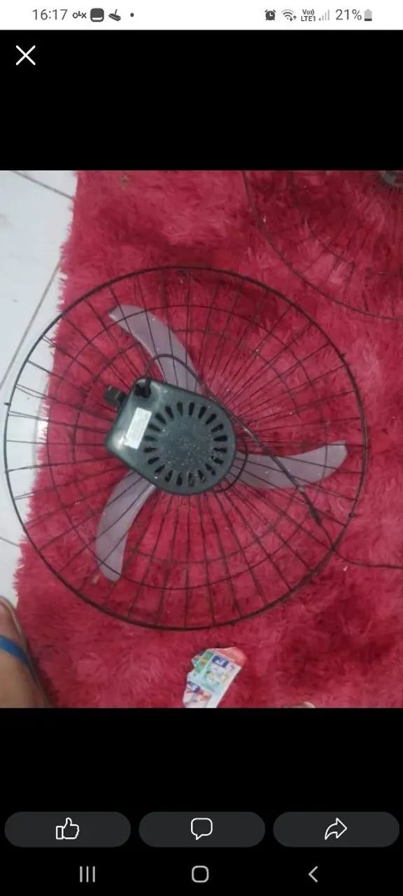 Ventilador de Tufão Usado funcionando perfeitamente não reservo serra dourada 1