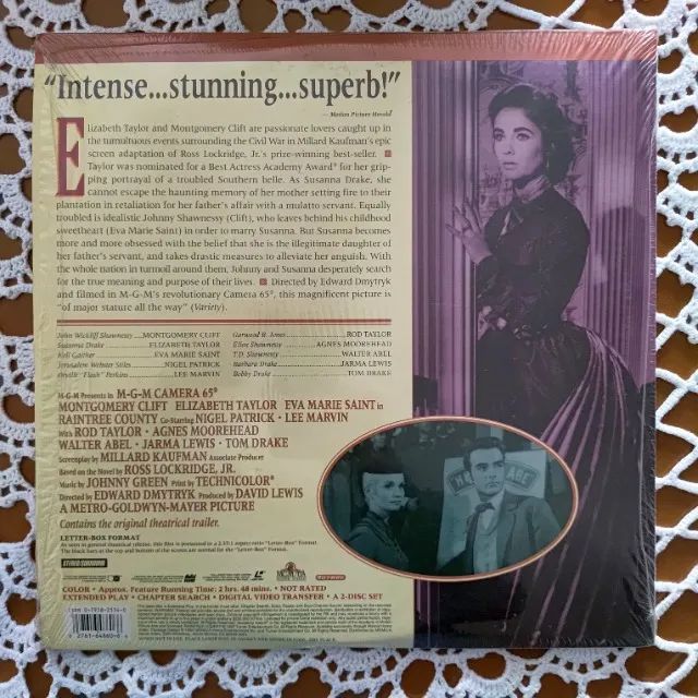 Laser Disk A Arvore da Vida - Raintree County com Elizabeth Taylor - Foto 2
