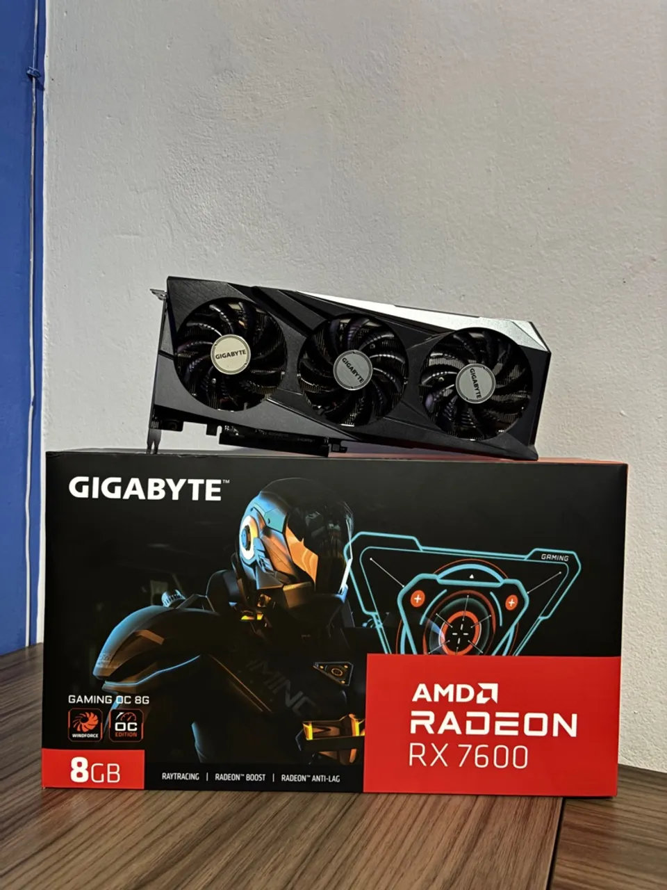Placa de Vídeo ( NOVA ) RX 7600 Gaming OC 8GB