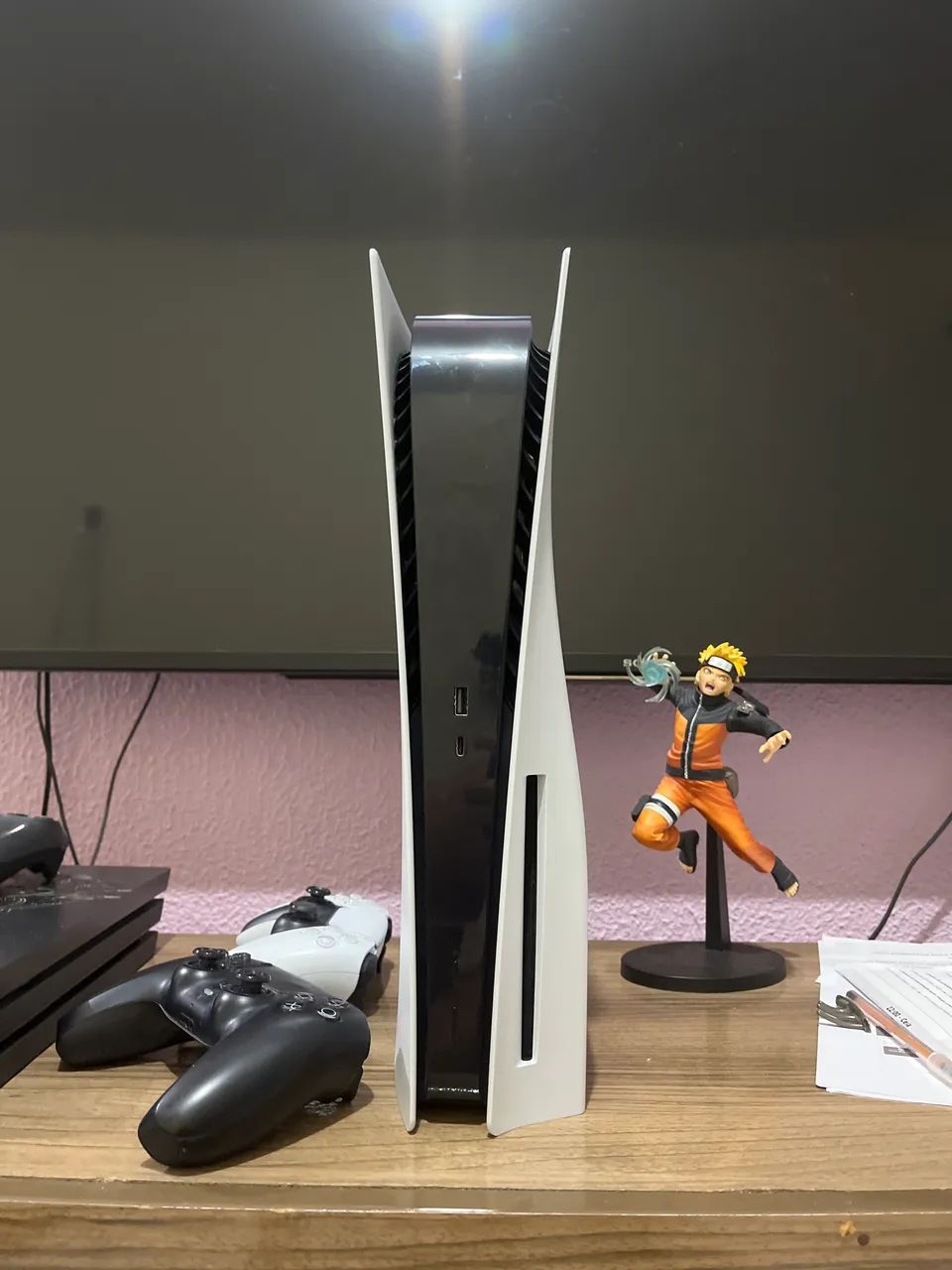 PS5 FAT com leitor de disco e 2 controles - Foto 2