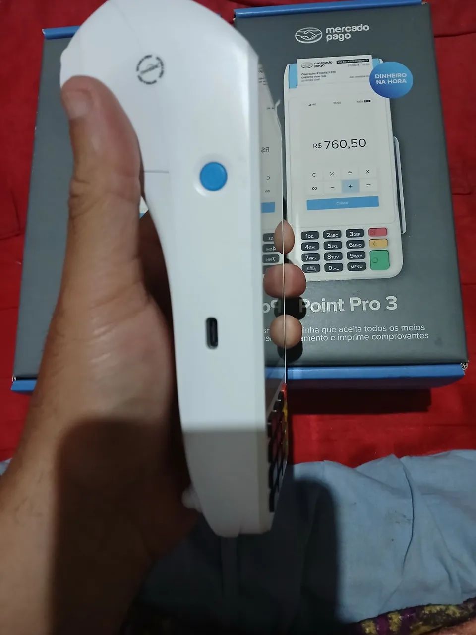 Point Pro 3 Mercado Pago - Maquininha de Cartão - Foto 4