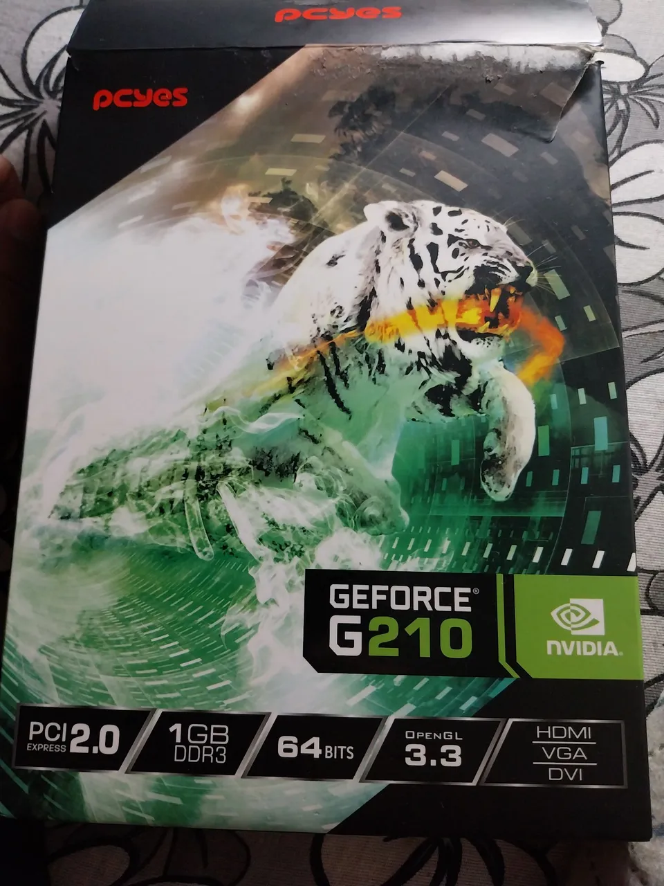 Placa de Vídeo GeForce G210 1GB DDR3