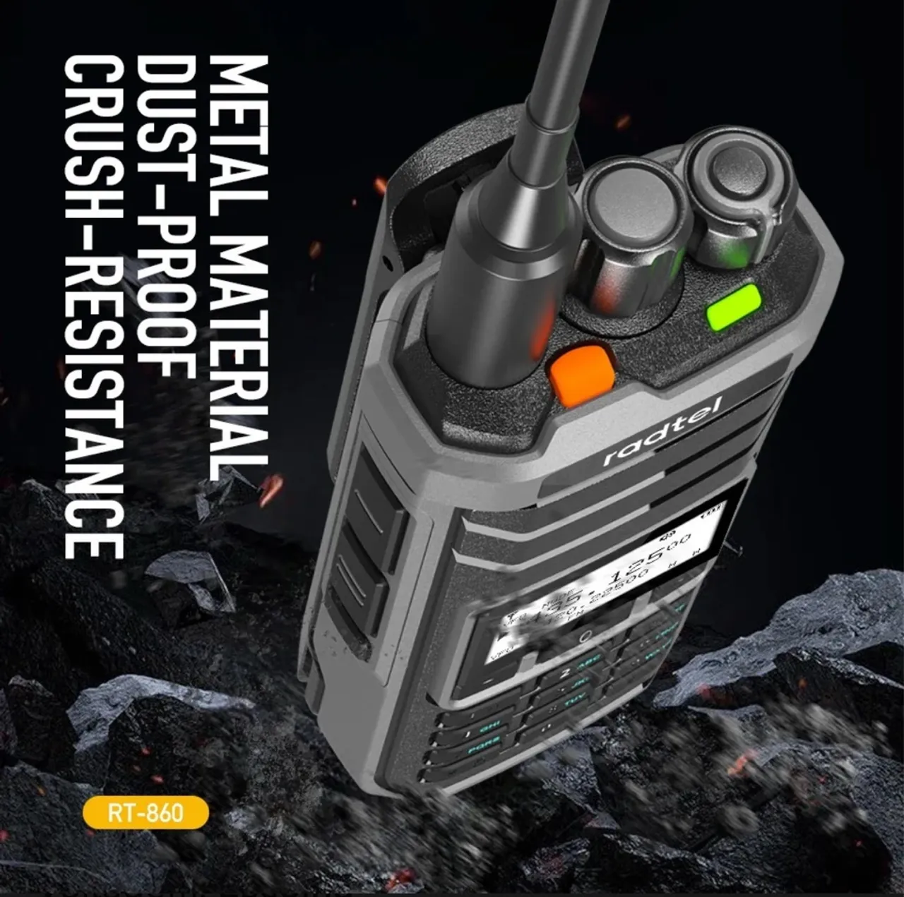 Radtel Rt-860 Multi Band Ham Radio Hf Uhf Vhf Dual Band