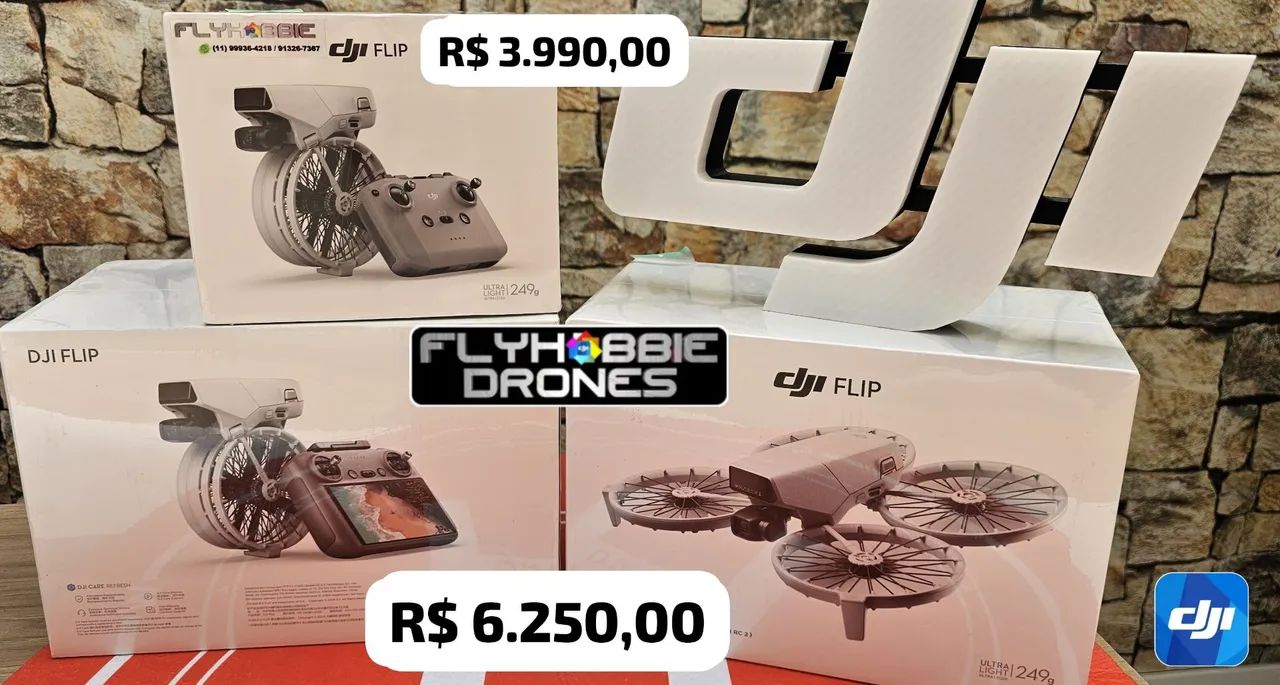 DJI Flip Rc-n3 - lacrado c/ 1 ano de garantia Dji 